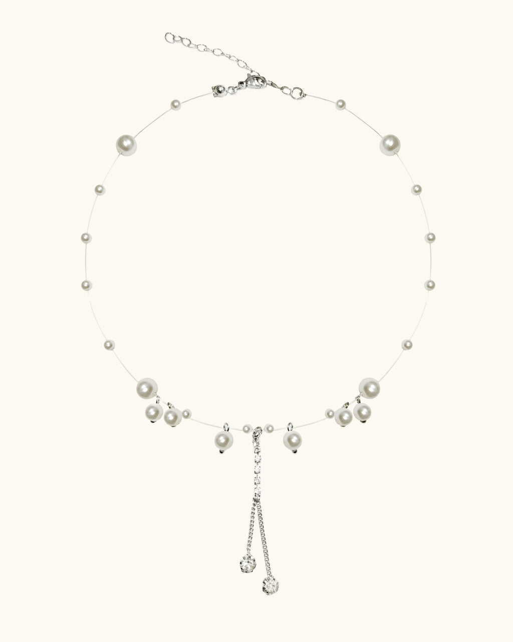 Pearl Lariat Necklace