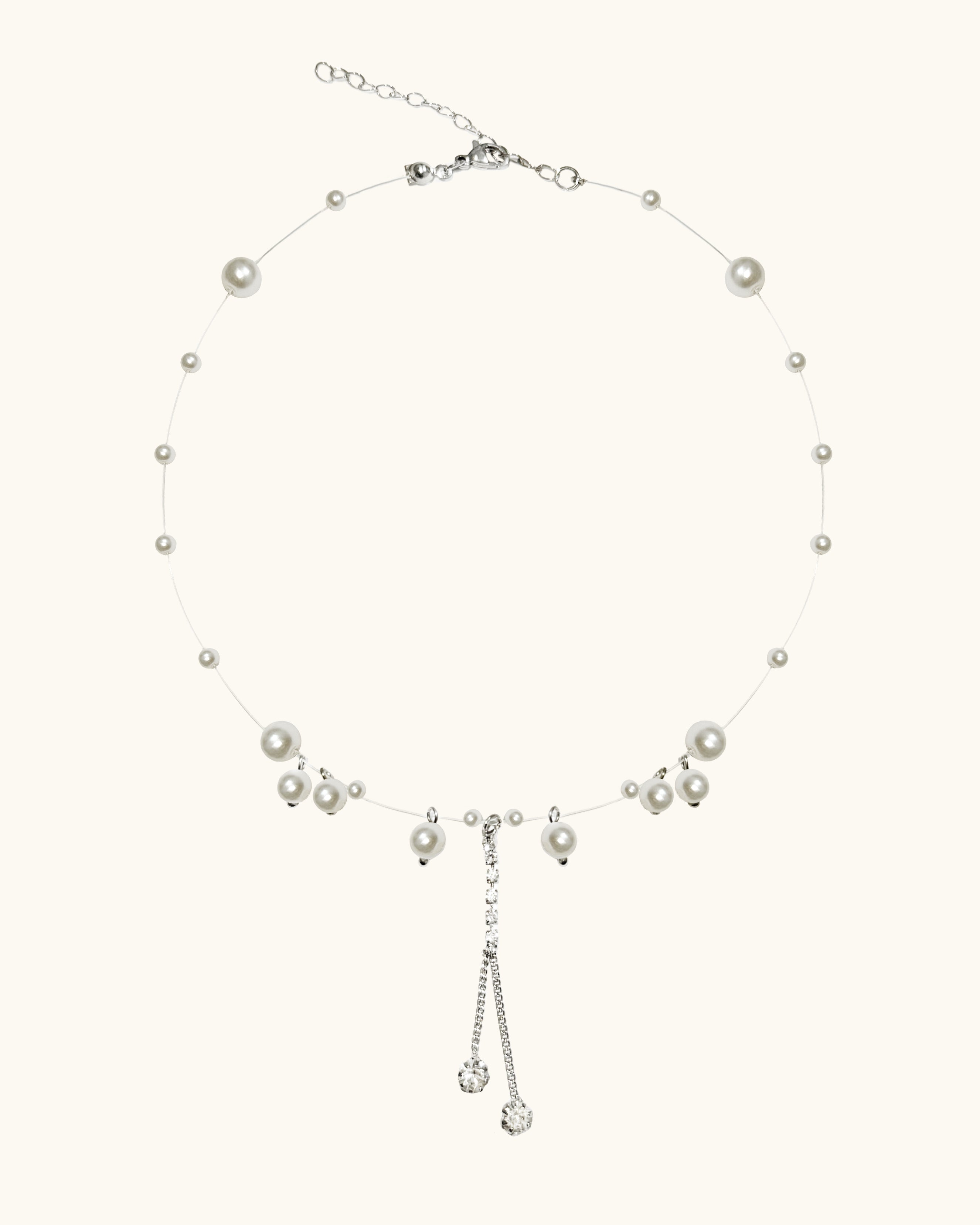 Pearl Lariat Necklace
