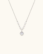 Sparkling Stone Lariat Necklace