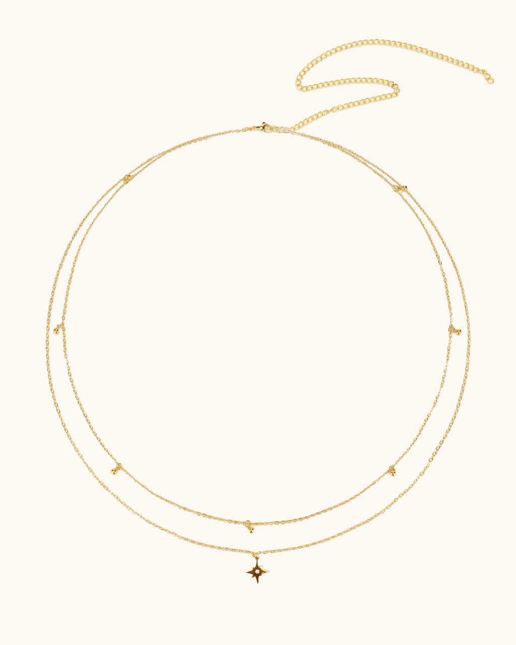 Layered Star Waist Chain