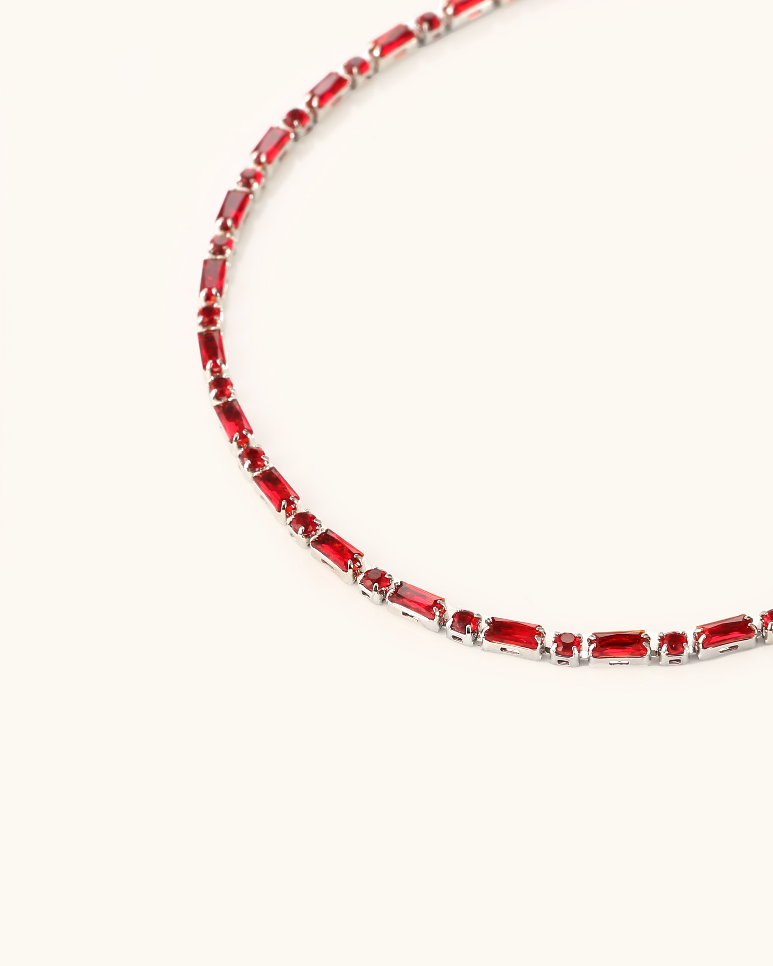Red Infinity Choker Necklace