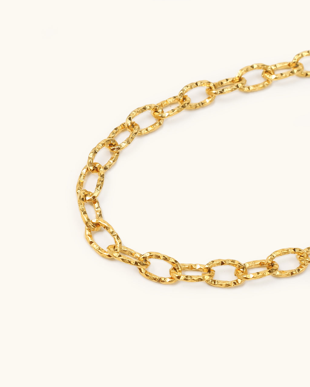 Hammered Link Bracelet