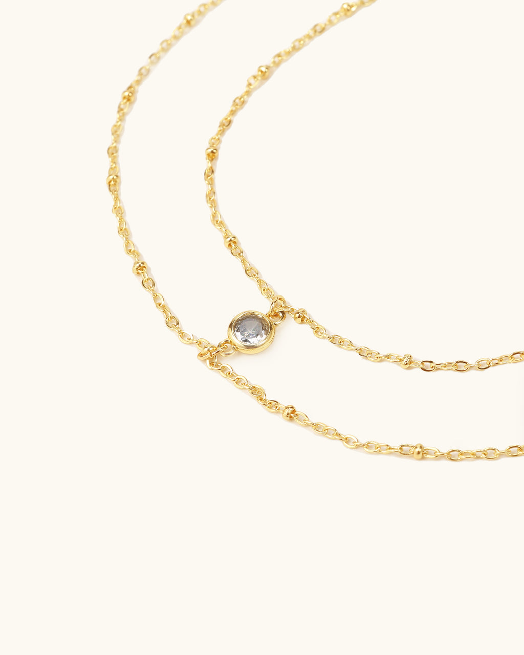 Layered Beaded Waist Chain