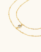 Layered Beaded Waist Chain