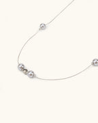 Multicolored Pearl Long Necklace