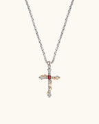 Feather Cross Necklace