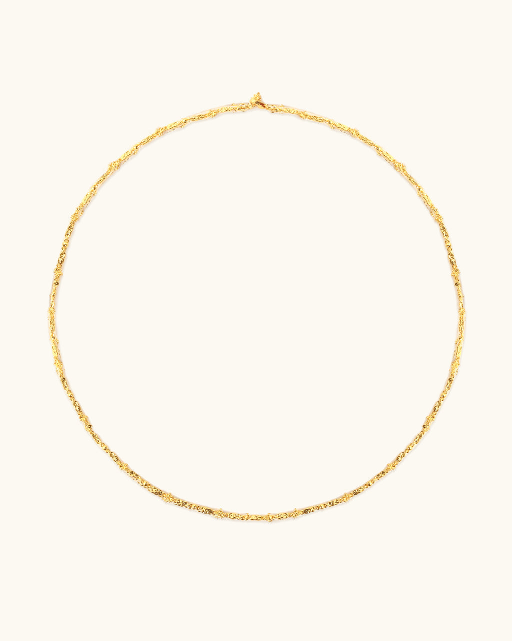 Firework Long Necklace In Silver