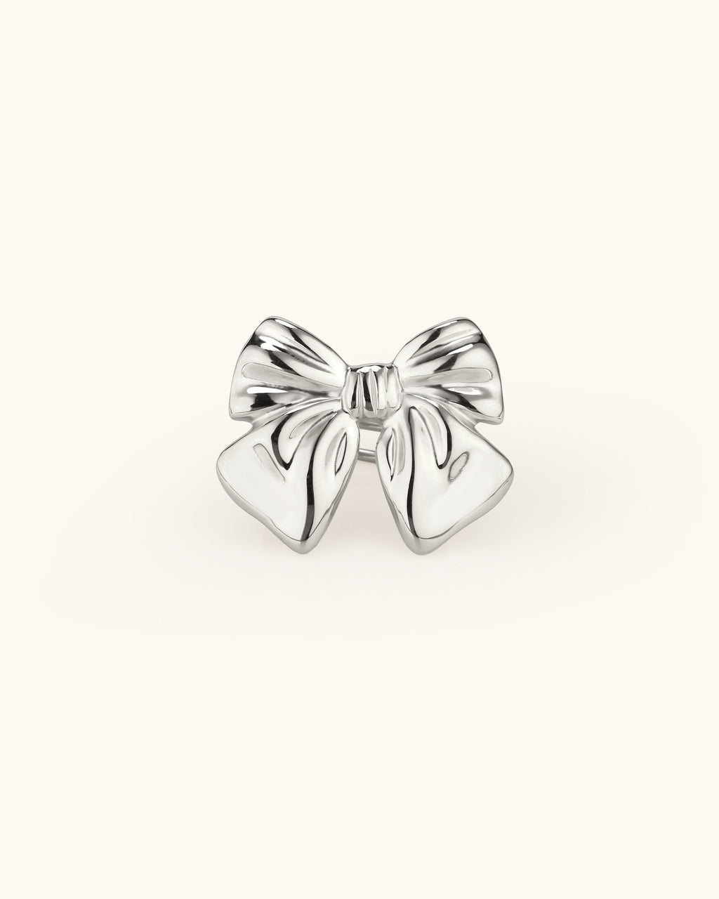 Bow Ring In Silver