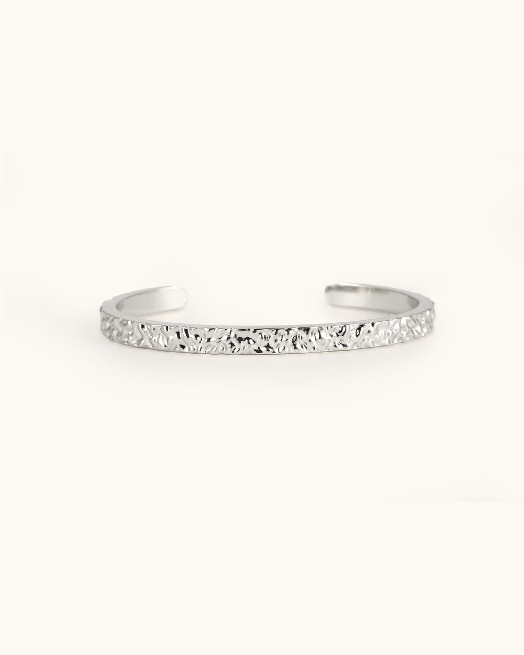 Carved Delicate Bracelet In Silver