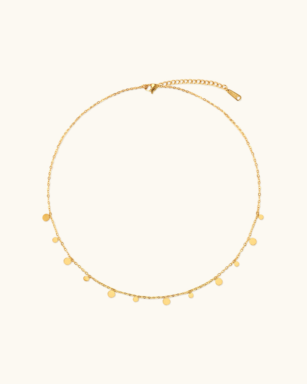 Disc Choker Necklace