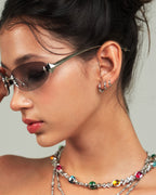 Varied Size Huggie Earrings In Silver