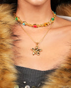 Polished Flower Necklace