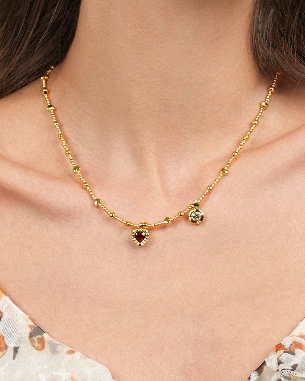 Heart Sphere Necklace
