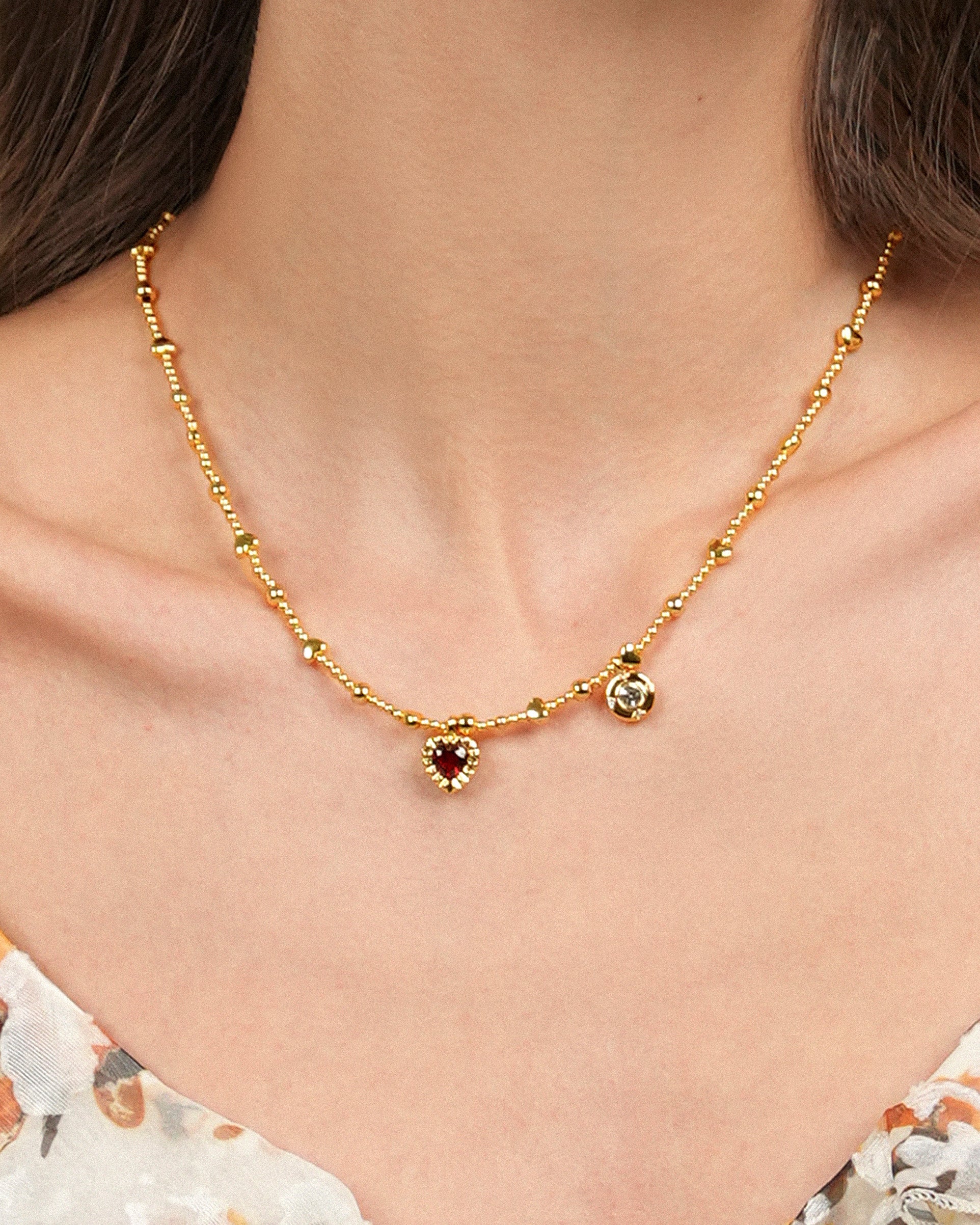 Heart Sphere Necklace