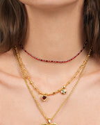 White Infinity Choker Necklace