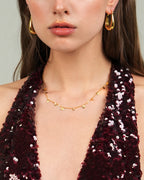 Disc Choker Necklace