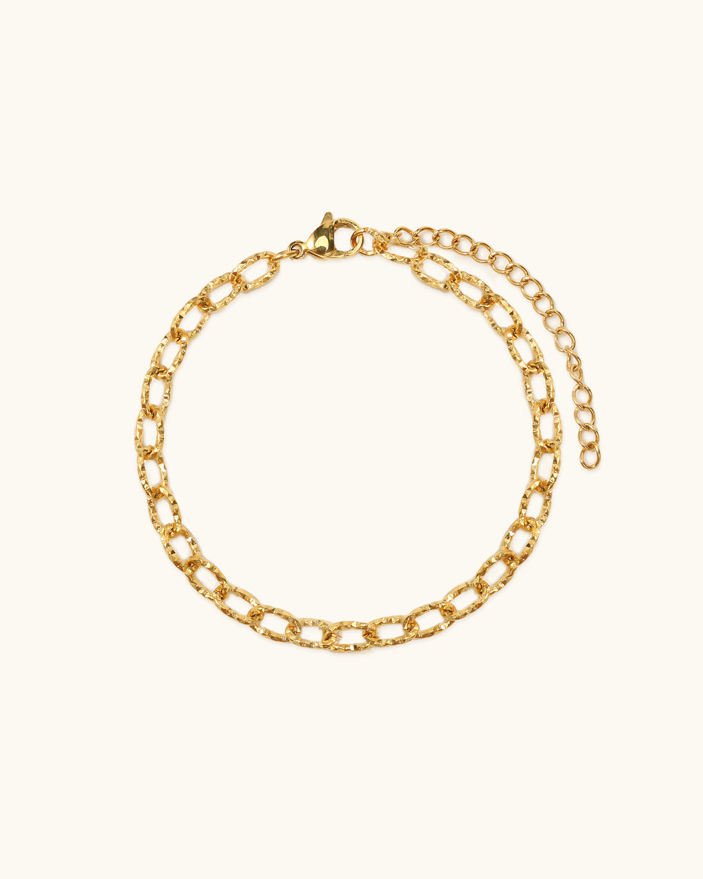 Hammered Link Bracelet