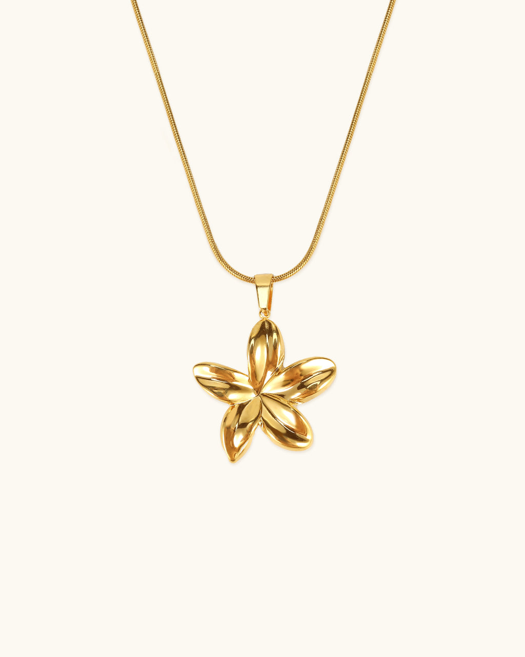 Polished Flower Necklace