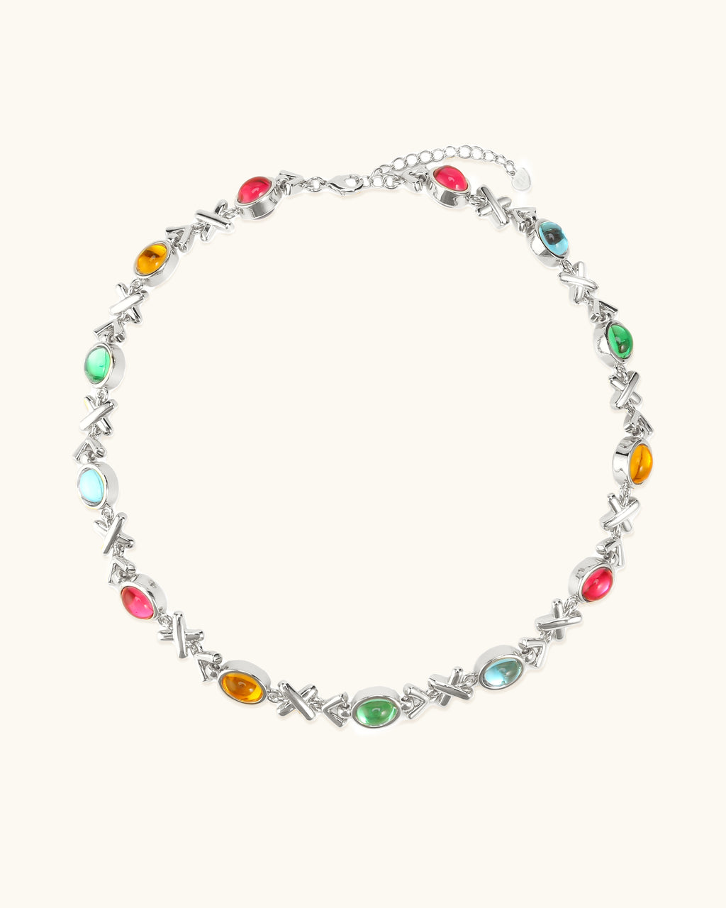 XV Necklace In Silver